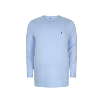 Alca Easy-Going 1-Pck Men Shirt Long Sleeve O-Neck Sky Blue 2XL 